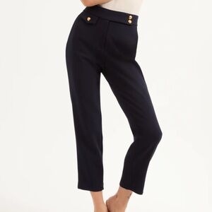 Veronica Beard Navy Tailored Trousers (Size 6)